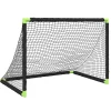 Divers Sports-vidaXL But de football pour enfants pliable noir 90x64x64 cm