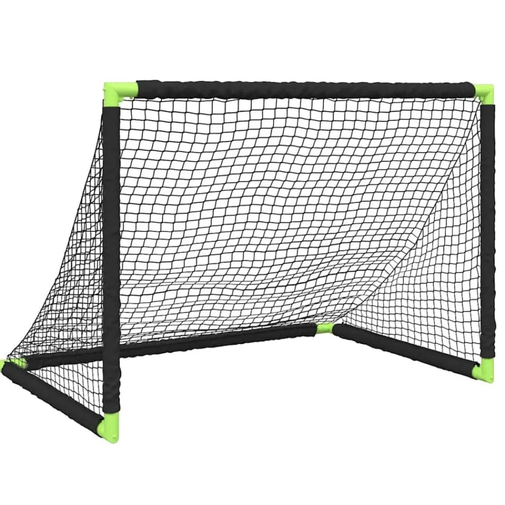 Divers Sports-vidaXL But de football pour enfants pliable noir 90x64x64 cm