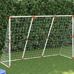 Divers Sports-vidaXL But de football pour enfants avec ballons 2 en 1 blanc