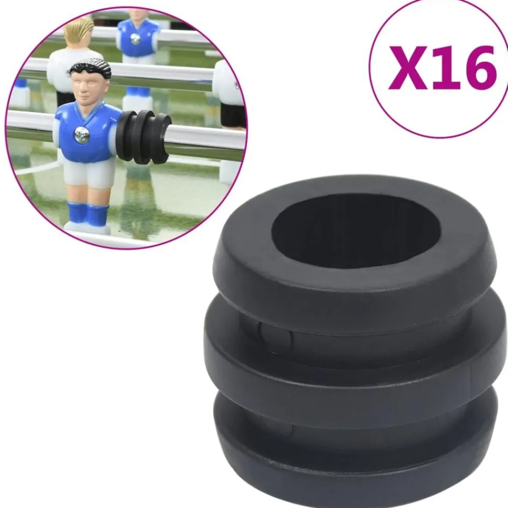 Jeux D'Intérieur-vidaXL Butées de tige de baby-foot pour tige de 15,9/16 mm 16 pcs