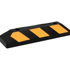 vidaXL Butoirs de stationnement 2 pcs 56x15x10 cm Caoutchouc