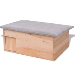 Articles Pour Animaux De Compagnie-vidaXL Cabane pour hérisson 45 x 33 x2 2 cm Bois