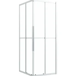 vidaXL Cabine de douche ESG dépoli 90x70x180 cm