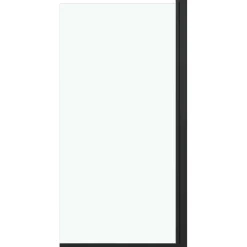 vidaXL Cabine de douche ESG 68x130 cm Noir