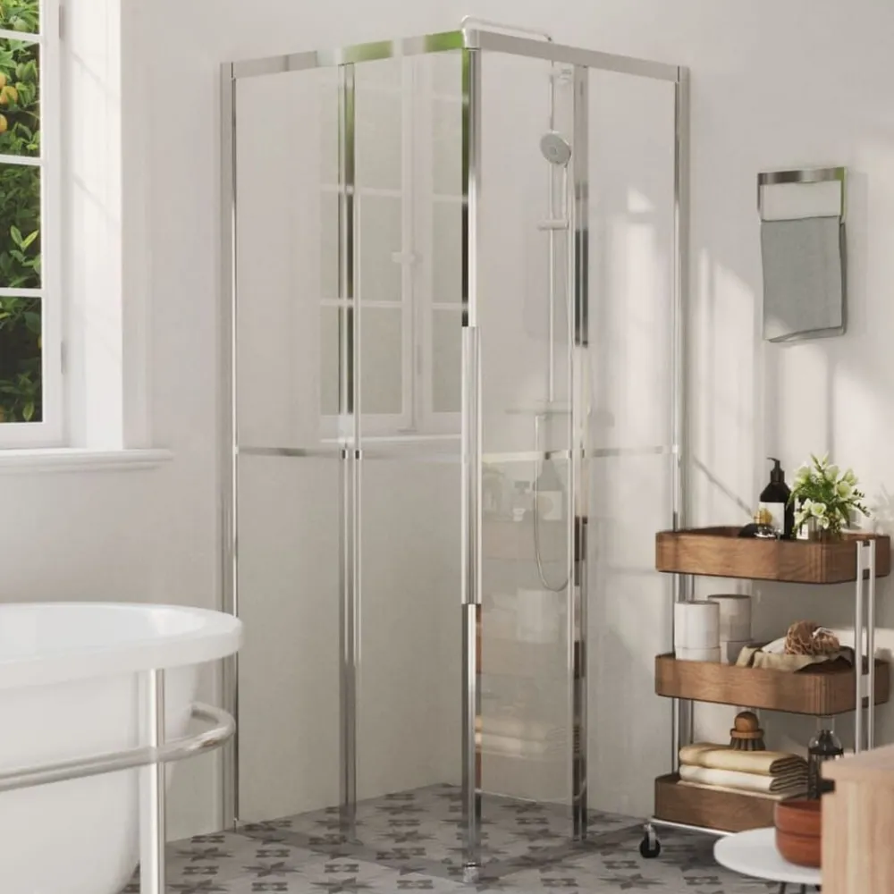 vidaXL Cabine de douche ESG 80x80x180 cm