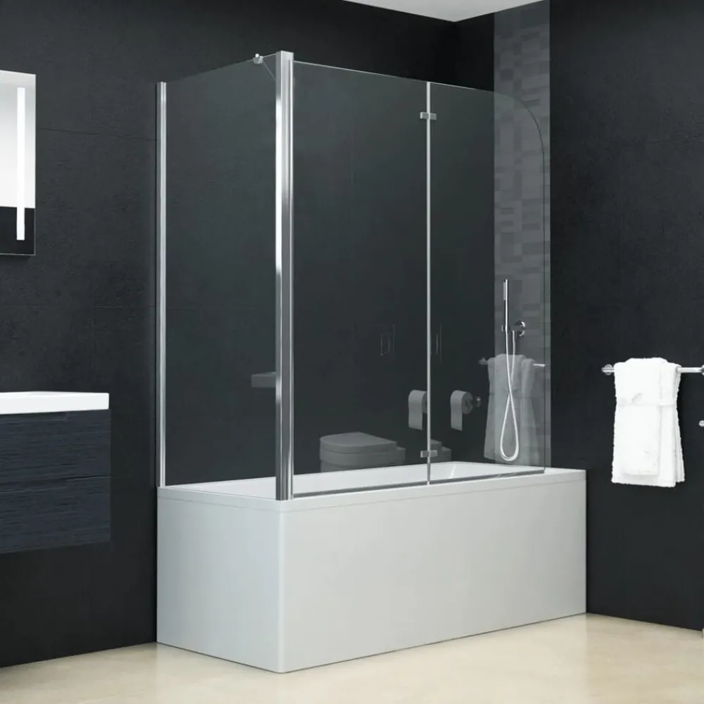 vidaXL Cabine de douche pliante ESG 120x68x130 cm