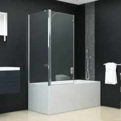vidaXL Cabine de douche pliante ESG 120x68x130 cm