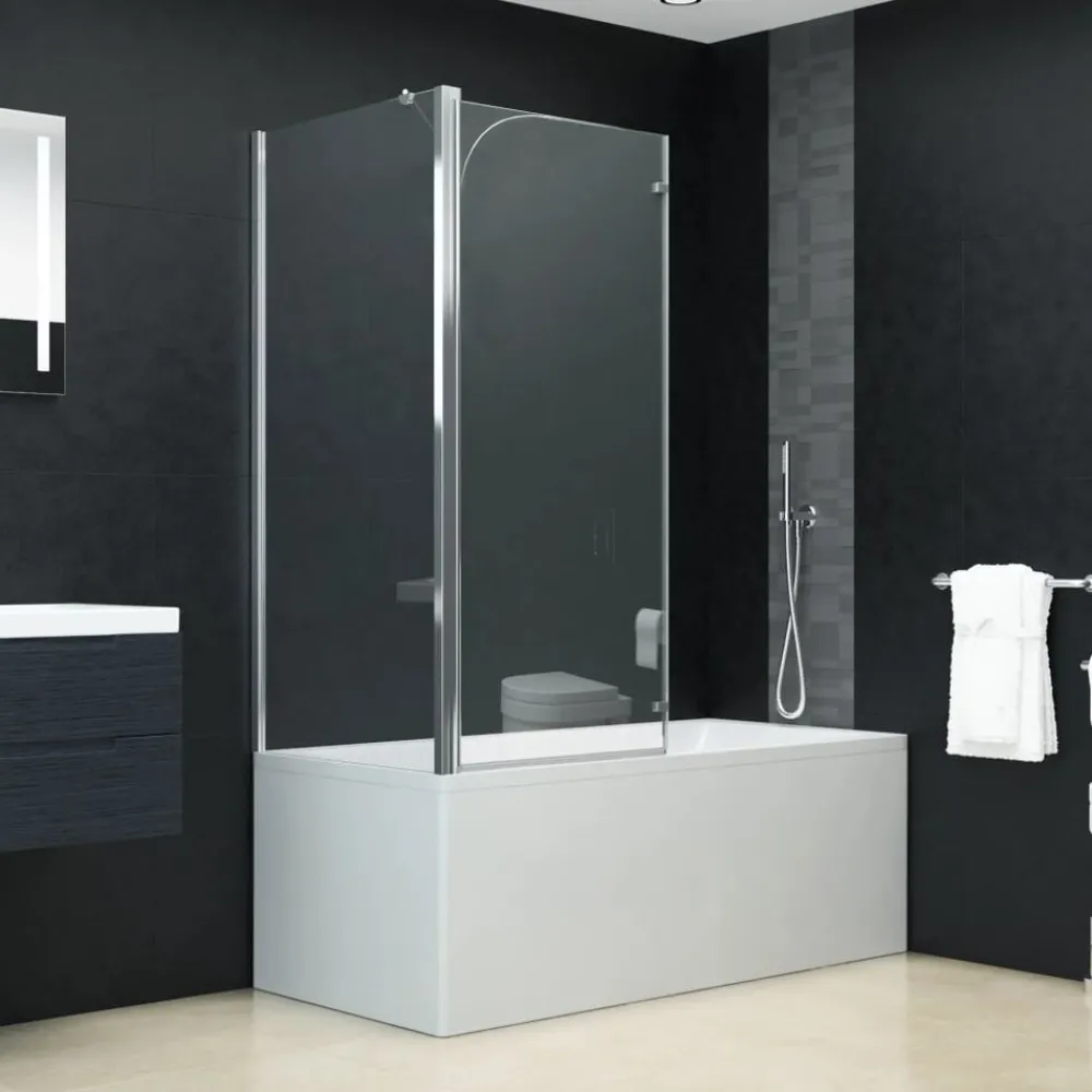 vidaXL Cabine de douche pliante ESG 120x68x130 cm