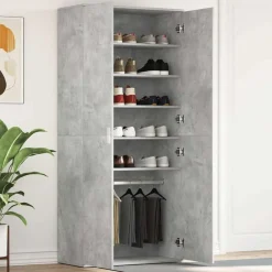vidaXL Cabinet à chaussures avec étagère 80 x 39 x 178 cm