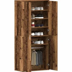 vidaXL Cabinet à chaussures avec étagère 80 x 39 x 178 cm
