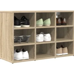 vidaXL Cabinet à chaussures Chêne Sonoma 77,5 x 30 x 51 cm