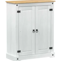 vidaXL Cabinet à chaussures 86 x 38.5 x 1080 cm Pin massif