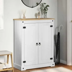 vidaXL Cabinet à chaussures 86 x 38.5 x 1080 cm Pin massif