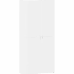 vidaXL Cabinet à chaussures 80 x 35.5 x 180 cm Bois d'ingénierie