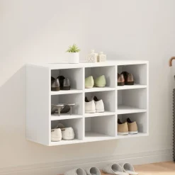 vidaXL Cabinet à chaussures 77,5 x 30 x 51 cm Bois d'ingénierie