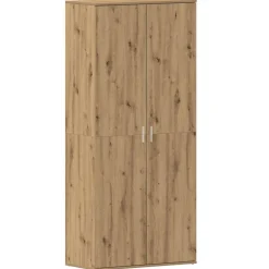 Produits Ménagers-vidaXL Cabinet à chaussures Chêne artisanal 80 x 39 x 178 cm chêne artisanal
