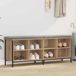 vidaXL Cabinet à chaussures Chêne artisanal 131 x 35 x 50 cm