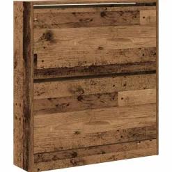 Produits Ménagers-vidaXL Cabinet à chaussures avec étagère 80 x 21 x 87,5 cm Bois ancien