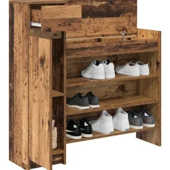 vidaXL Cabinet à chaussures avec porte 100,5 x 28 x 100 cm
