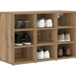 vidaXL Cabinet à chaussures Chêne artisanal 77,5 x 30 x 51 cm
