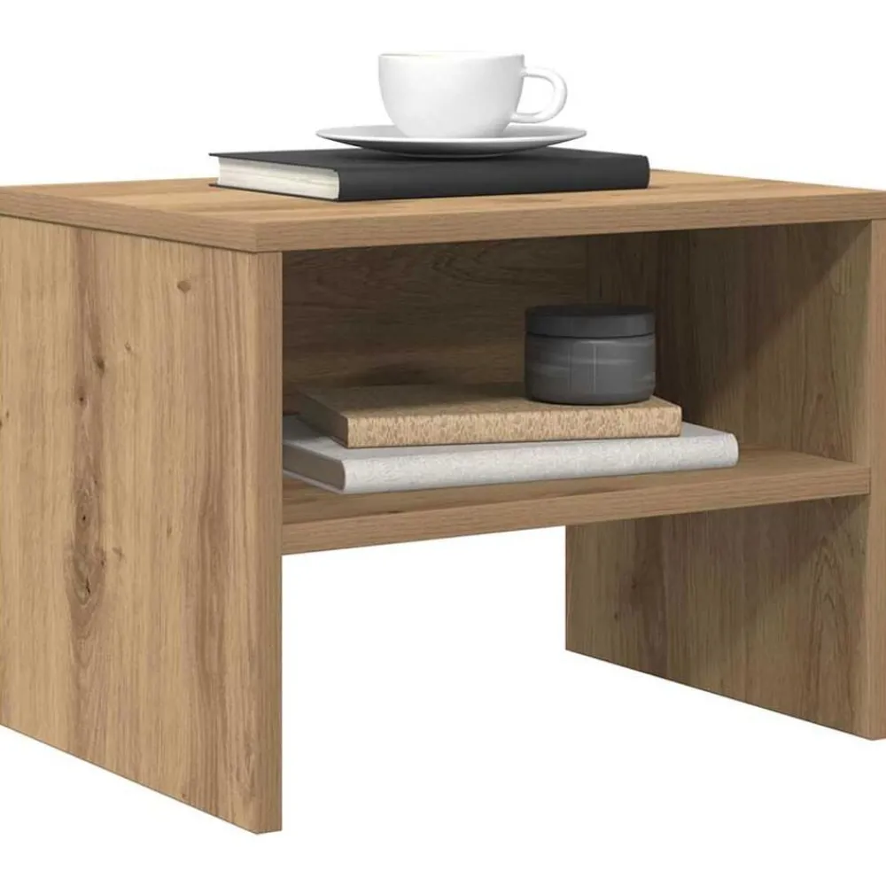 vidaXL Cabinet de chevet chêne artisanal 40 x 40 x 30 cm