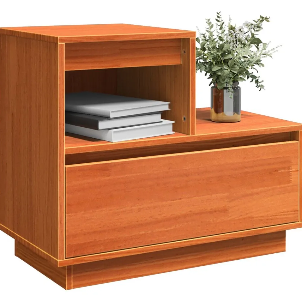 vidaXL Cabinet de chevet 60 x 34 x 51 cm Bois d'ingénierie