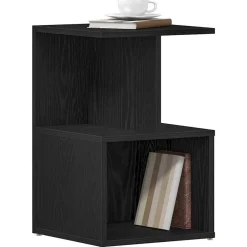 vidaXL Cabinet de chevet Chêne noir 35 x 35 x 55 cm Bois d'ingénierie
