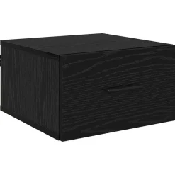 vidaXL Cabinet de chevet Chêne noir 35 x 35 x 20 cm Bois d'ingénierie