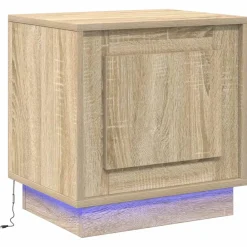 vidaXL Cabinet de chevet Chêne Sonoma 44 x 34,5 x 45 cm