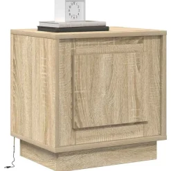 vidaXL Cabinet de chevet Chêne Sonoma 44 x 34,5 x 45 cm