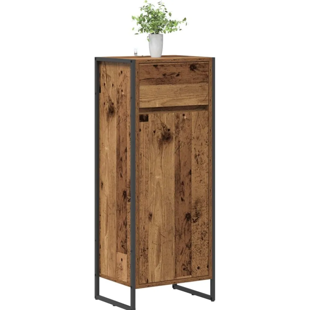 Armoires & Meubles De Rangement-vidaXL Cabinet de salle de bain 40 x 30 x 100 cm Bois ancien