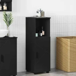 vidaXL Cabinet de salle de bain avec stockage 30 x 35 x 95 cm