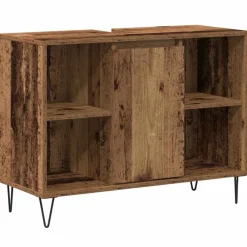 vidaXL Cabinet de salle de bain avec porte 80 x 33 x 60 cm