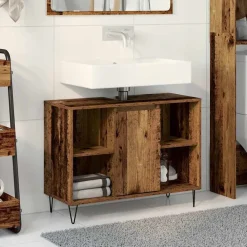 vidaXL Cabinet de salle de bain avec porte 80 x 33 x 60 cm