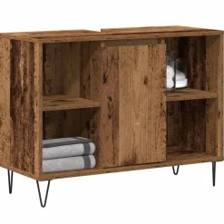 vidaXL Cabinet de salle de bain avec porte 80 x 33 x 60 cm