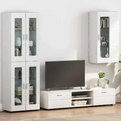 Ensembles De Meubles-vidaXL Cabinet en Bois 50 x 29 x 100 cm Bois d'ingénierie Blanc