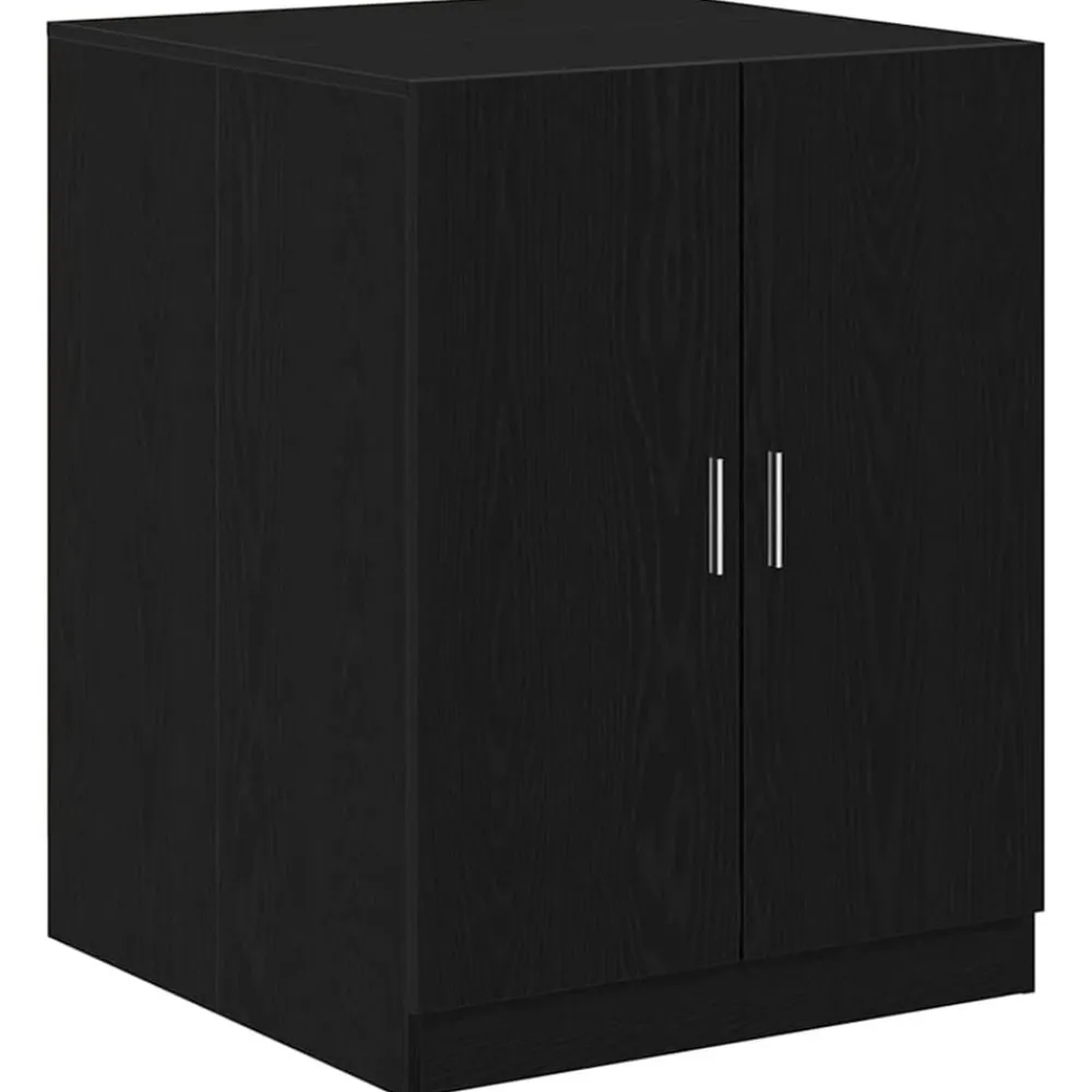 Accessoires Pour Appareils Électroménagers-vidaXL Cabinet pour lave-linge Chêne noir 70,5 x 71,5 x 91,5 cm Chêne noir