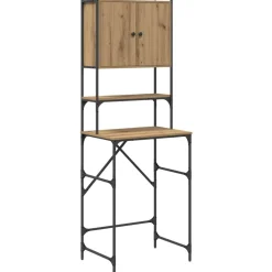 Accessoires Pour Appareils Électroménagers-vidaXL Cabinet pour lave-linge Chêne artisanal 68 x 48,5 x 194 cm ch&ecirc;ne artisanal