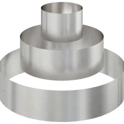 Pelouses & Jardins-vidaXL Cache-pot de jardin Argent 90 x 90 x 20 cm Acier inoxydable