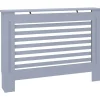 vidaXL Cache-radiateur anthracite 112x19x81,5 cm MDF