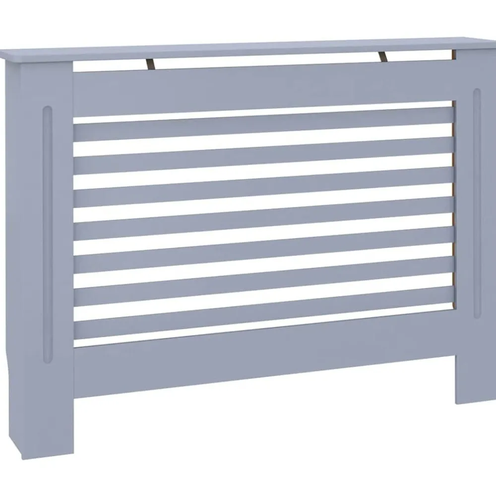 vidaXL Cache-radiateur anthracite 112x19x81,5 cm MDF