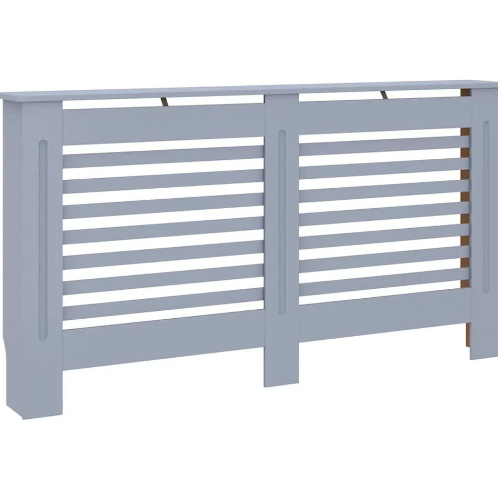 Accessoires Pour Appareils Électroménagers-vidaXL Cache-radiateur 152x19x81,5 cm MDF Anthracite