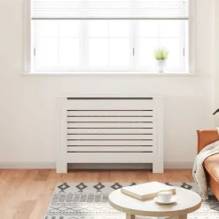 vidaXL Cache-radiateur 112x19x81,5 cm MDF