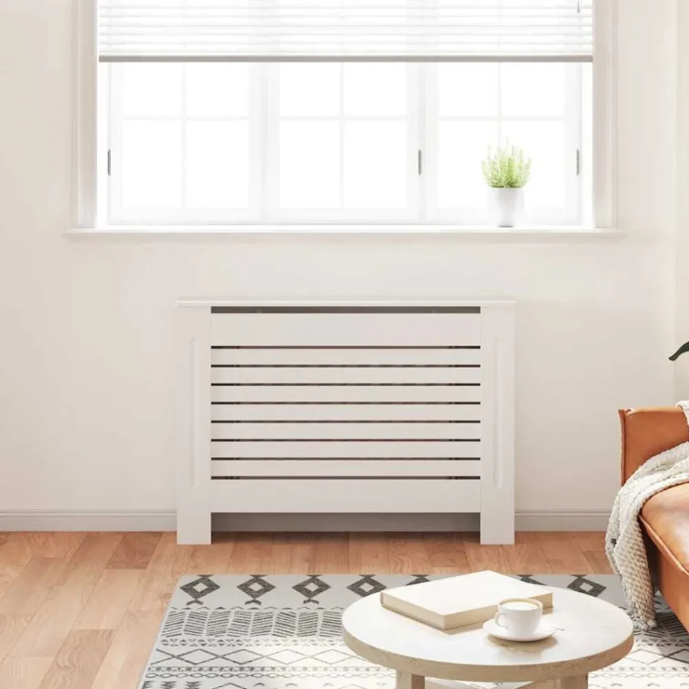 vidaXL Cache-radiateur 112x19x81,5 cm MDF