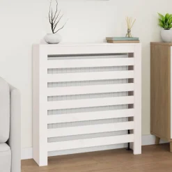 vidaXL Cache-radiateur 79,5x19x84 cm Bois massif de pin