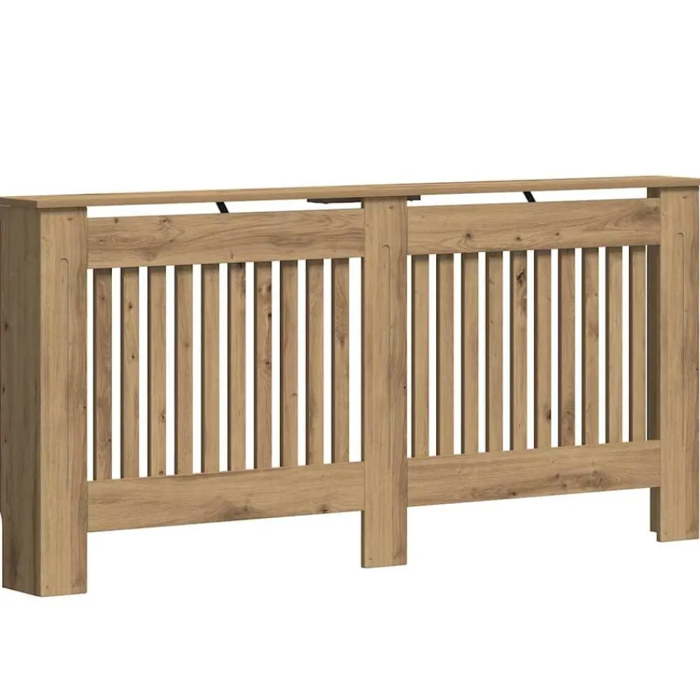 vidaXL Cache-Radiateur Chêne artisanal 172 x 19 x 81,5 cm