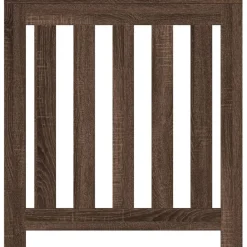 Accessoires Pour Appareils Électroménagers-vidaXL Cache-radiateur chêne marron 78x20x82 cm bois d'ingénierie Chêne marron