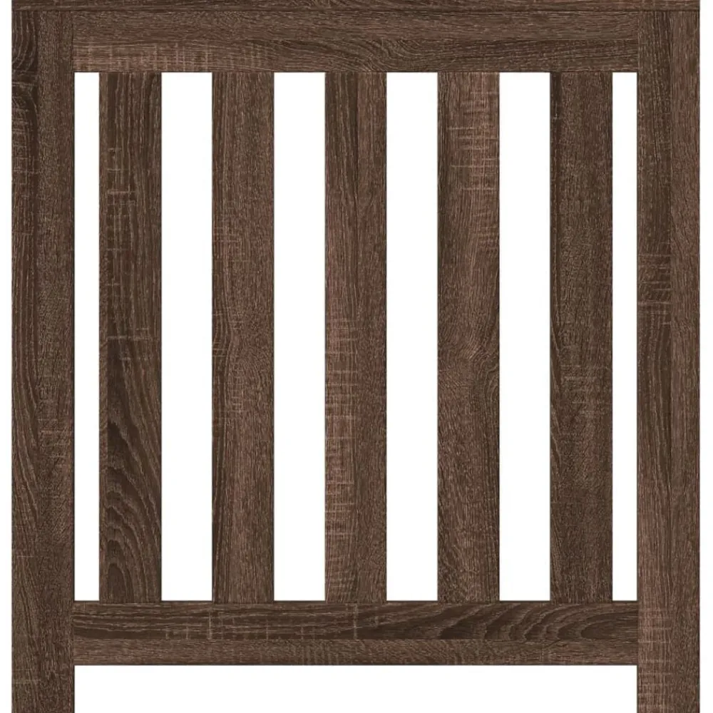 Accessoires Pour Appareils Électroménagers-vidaXL Cache-radiateur chêne marron 78x20x82 cm bois d'ingénierie Chêne marron
