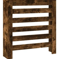 Accessoires Pour Appareils Électroménagers-vidaXL Cache-radiateur chêne fumé 78x20x82 cm bois d'ingénierie Chêne fumé