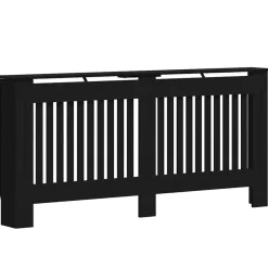 Accessoires Pour Appareils Électroménagers-vidaXL Cache-Radiateur Chêne noir 172 x 19 x 81,5 cm Bois d'ingénierie Ch&ecirc;ne noir